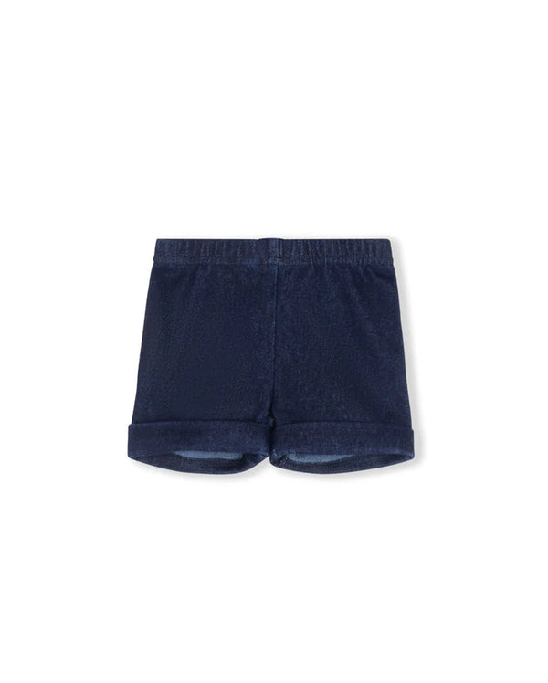 Cabana Baby Basic Denim Shorts Blue Denim