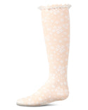 MeMoi Girls Floral Lace Knee High