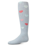 MeMoi Girls Multi Heart Graffiti Cotton Tights