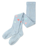 MeMoi Girls Multi Heart Graffiti Cotton Tights