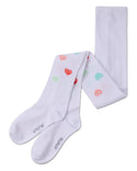 MeMoi Girls Multi Heart Graffiti Cotton Tights