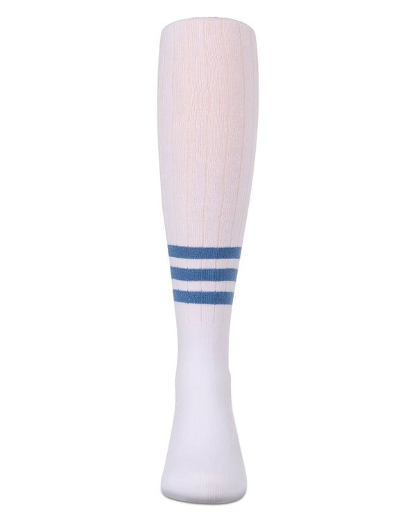 MeMoi Girls Bright Stripe Cotton Tights