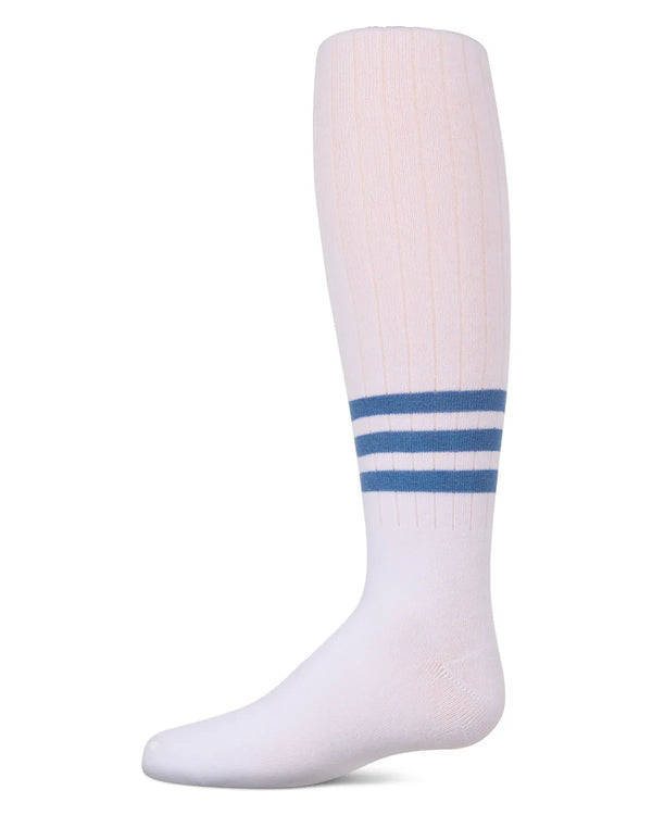 MeMoi Girls Bright Stripe Cotton Tights