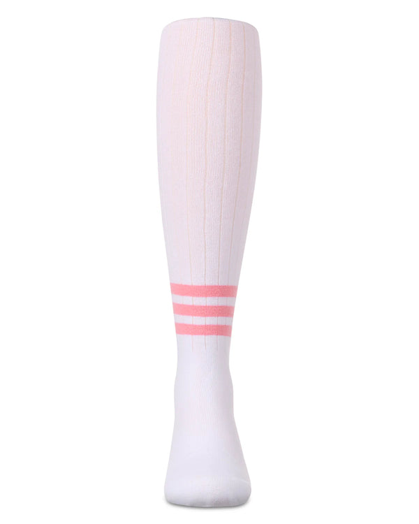 MeMoi Girls Bright Stripe Cotton Tights