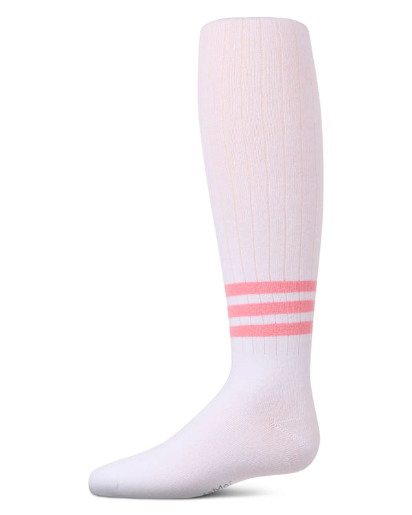 MeMoi Girls Bright Stripe Cotton Tights