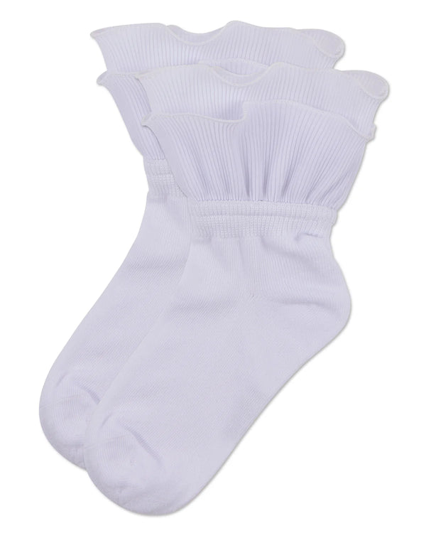 MeMoi Girls Dual Layer Ruffle Anklet