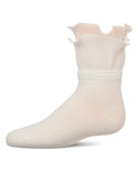 MeMoi Girls Dual Layer Ruffle Anklet