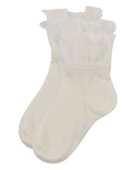 MeMoi Girls Dual Layer Ruffle Anklet
