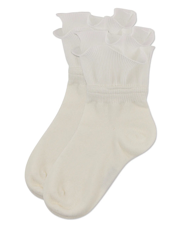 MeMoi Girls Dual Layer Ruffle Anklet