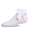 MeMoi Girls Ribbed Bow Anklet