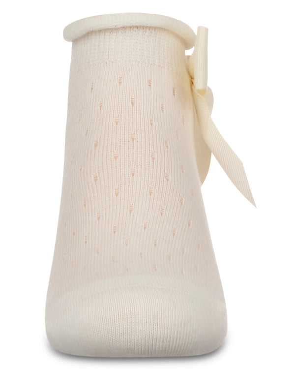 MeMoi Girls Drop Stitch Scalloped Anklet