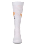 MeMoi Girls Single Heart Logo Knee High