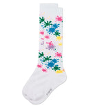 MeMoi Girls Splatter Paint Knee High White