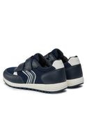 Geox Alben Boys Velcro Shoe Navy/White