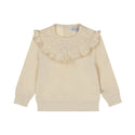 Dirkje Baby Girls Top With Frill Off White