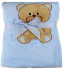 First Essentials Teddy Super Soft Plush Baby Blanket