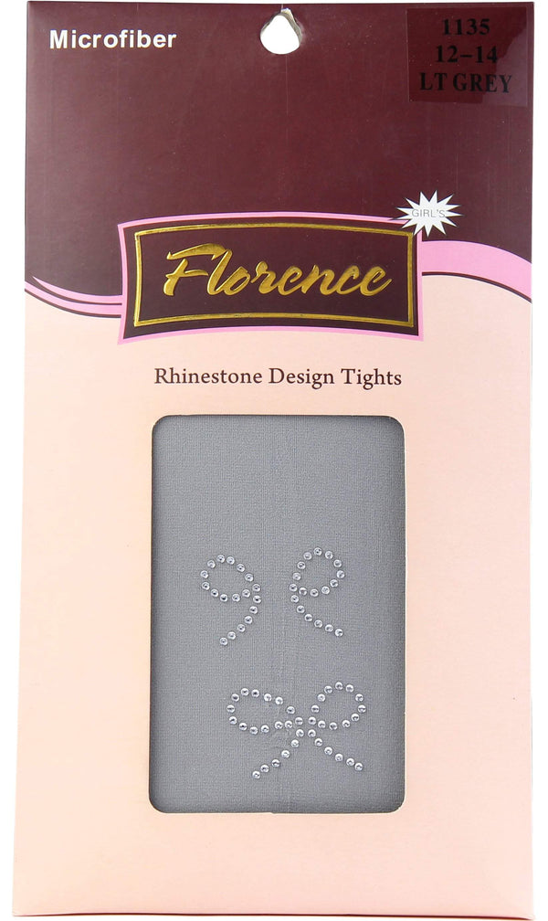 Florence Girls Rhinestone Design Tights Style: 1135 - 13th Avenue