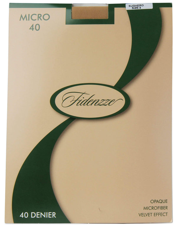 Fidenzze Opaque Microfiber Velvet Effect Women Tights Micro 40 Style: 48 - 13th Avenue