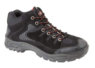 Rdek Ontario Mens Lace Up Trail Trek Mid Ankle Black Boots trainer - 13th Avenue