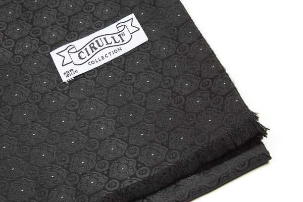 Cirulli Black Reversible Men Scarf - 13th Avenue