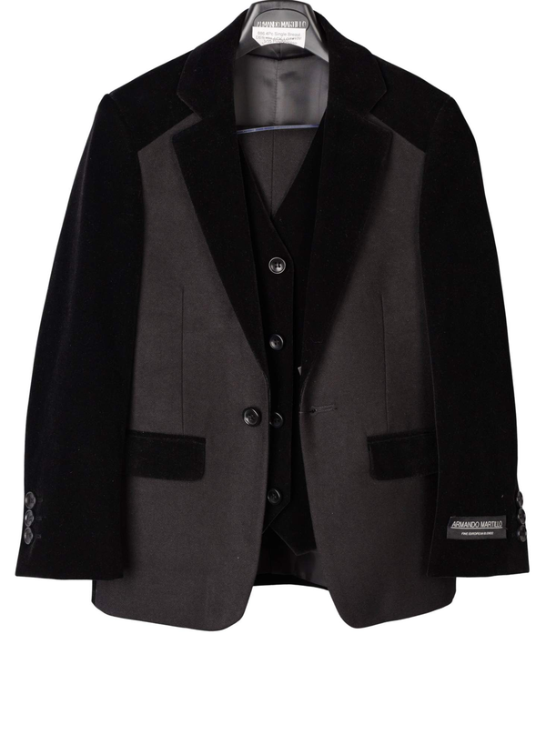 Armando Martillo Boys Velvet 4pc Suit - 13th Avenue