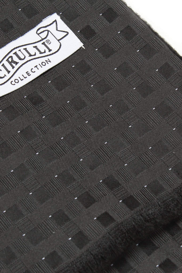 Cirulli Black Reversible Men Scarf - 13th Avenue