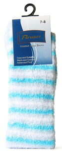 Florence Warm & Comfort Fuzzy Striped Design Socks Style: 310 - 13th Avenue