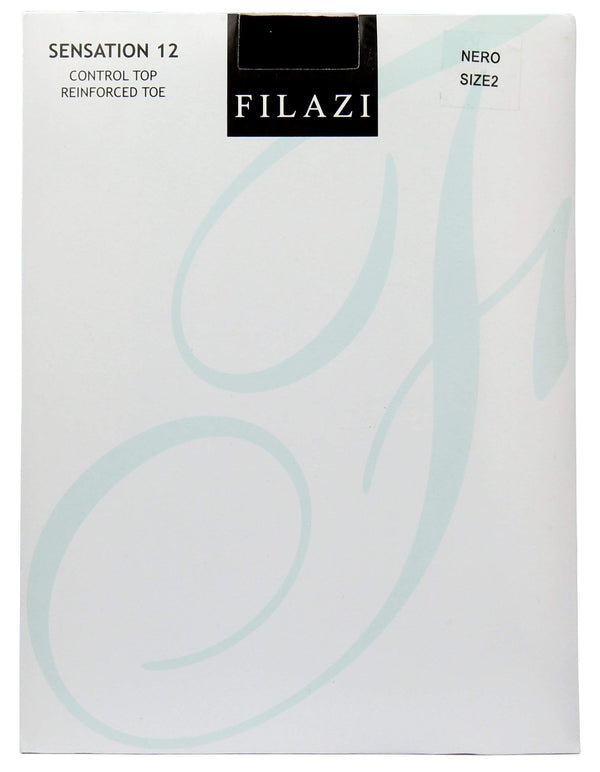 Filazi Sensation 12 Denier Control Top Reinforced Toe Women Tights. - 13th Avenue
