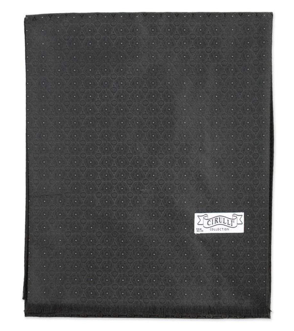 Cirulli Black Reversible Men Scarf - 13th Avenue