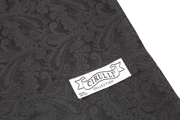 Cirulli Black Reversible Men Scarf - 13th Avenue