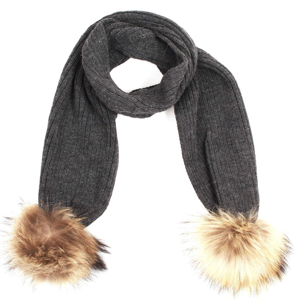 Sanremo Girls Scarf With Pompom - 13th Avenue