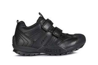 Geox Savage A Boy's Black Shoe - 13th Avenue