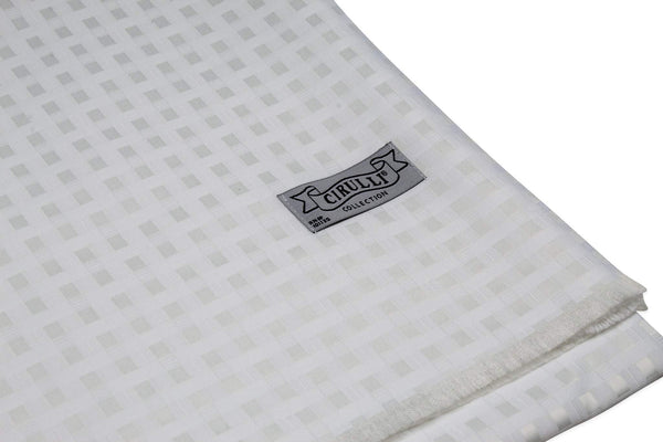 Cirulli White Reversible Men Scarf - 13th Avenue