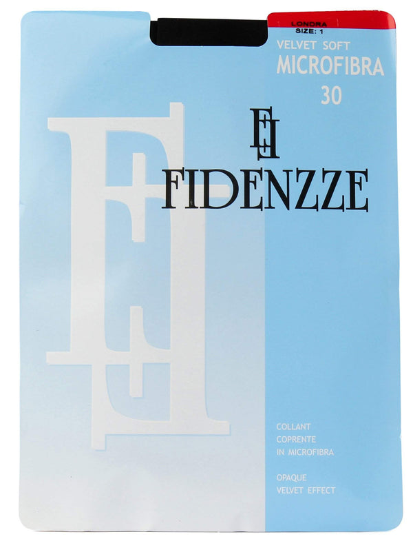Fidenzze Opaque Microfiber Velvet Effect Women Tights Micro 30 Style: 45 - 13th Avenue