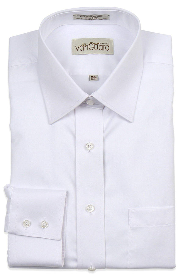 Van Guard Twill Mens White Shirt Chassidisch (Right Over Left) - Boys - 13th Avenue