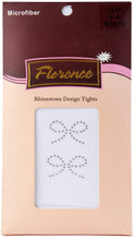 Florence Girls Rhinestone Design Tights Style: 1135 - 13th Avenue