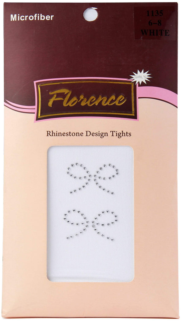 Florence Girls Rhinestone Design Tights Style: 1135 - 13th Avenue