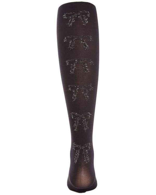 MeMoi Bow in the Back Opaque Girls Tights Style MK-729 - 13th Avenue