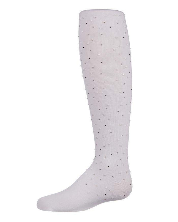 MeMoi Girls Fashion Tights Embellished Fine Gauge Cotton Style: MKF-4023 - 13th Avenue