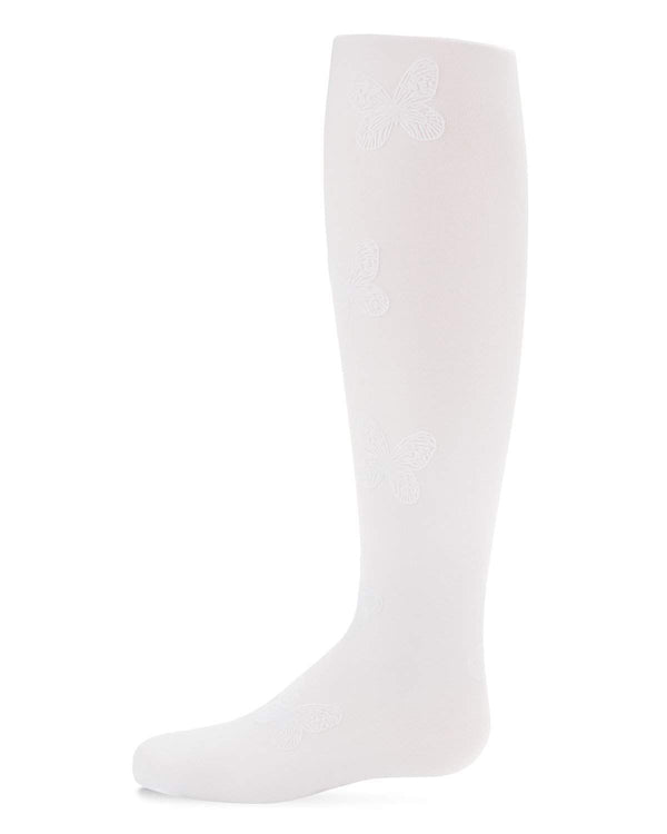 MeMoi Velvet Flocked Butterfly Tights - 13th Avenue
