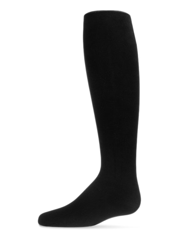 MeMoi Flocked Back Seam Tights Black 13th Avenue