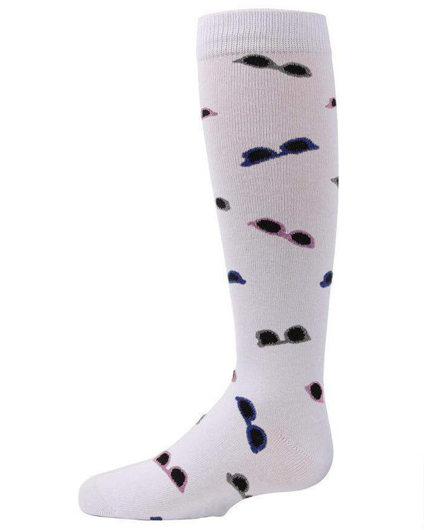 MeMoi Glitzy Sunglasses Knee-High Socks Style: MKF-7045 - 13th Avenue