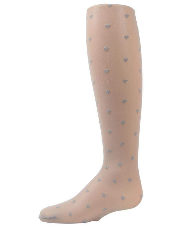 MeMoi Polkadot Heart Sheer Tights Style: MKF-8001 - 13th Avenue