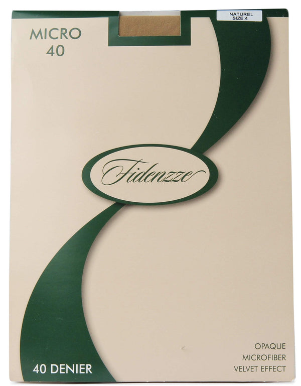Fidenzze Opaque Microfiber Velvet Effect Women Tights Micro 40 Style: 48 - 13th Avenue