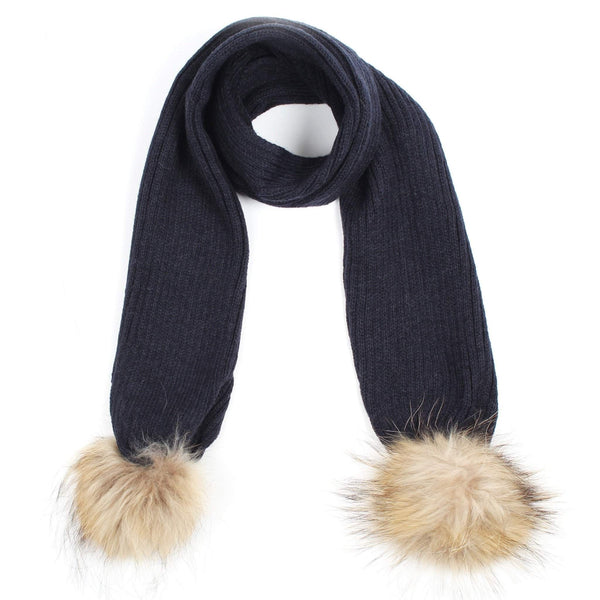 Sanremo Girls Scarf With Pompom - 13th Avenue