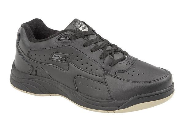 Rdek Men's Black Coated Action Leather/PU Trainer - 13th Avenue