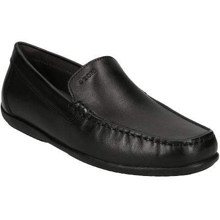 Ascanio Mens Black Loafer Shoe | 13th