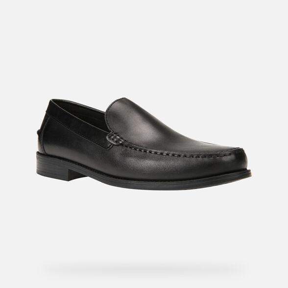 Geox New Damon Mens Black Moccasins Shoe - 13th Avenue