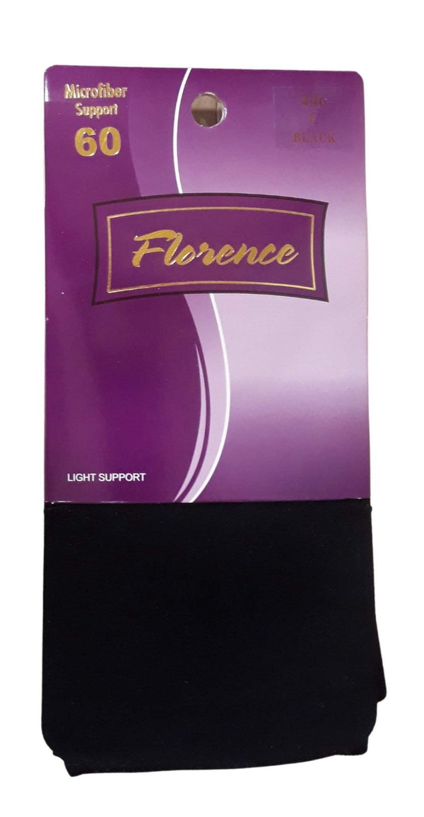 Florence Women Light Support Tights 60 Denier Black - 13th Avenue
