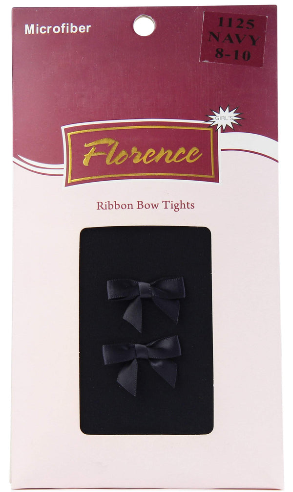 Florence Girls Ribbon Bow Tights Style: 1125 - 13th Avenue